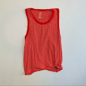 Aerie Sz XL red and white striped Tank Top